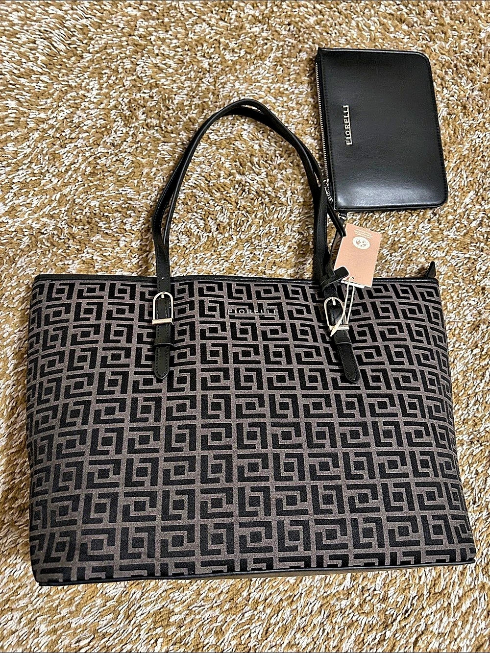 Tote in Black & Gray NWT